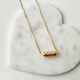 You Are Loved Personalised Necklace 5 Grams, 18KT Gold